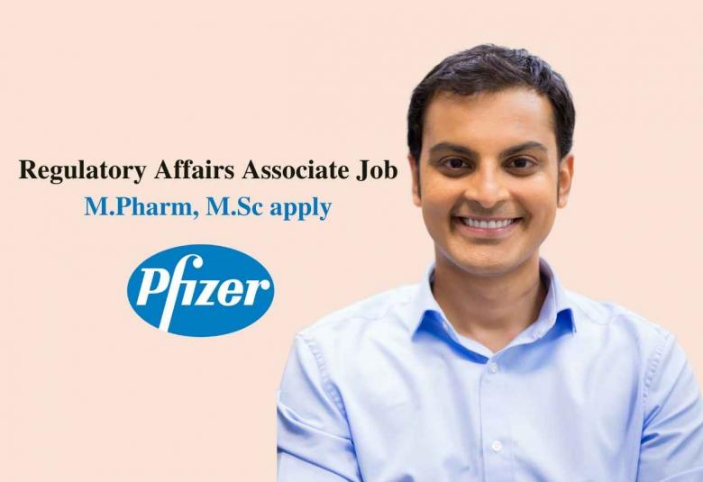 Regulatory Affairs Associate Job at Pfizer