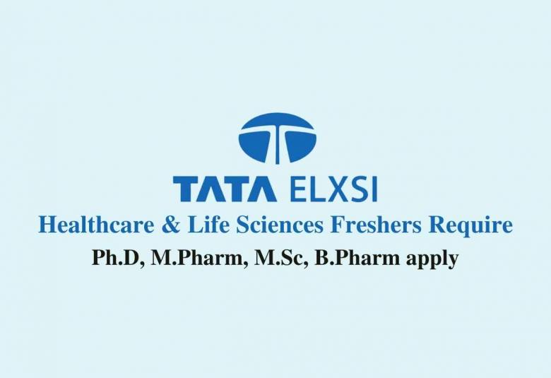 Tata Elxsi require at Healthcare & Life Sciences Freshers