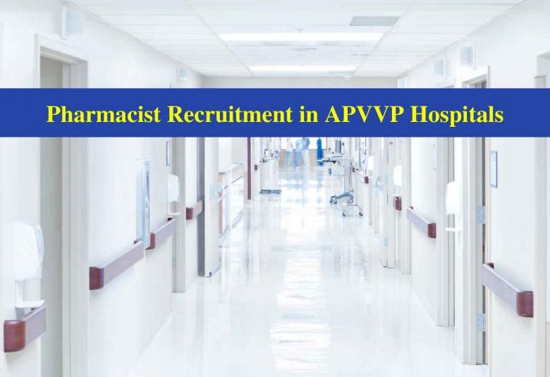 Recruitment for Pharmacist in APVVP Hospitals