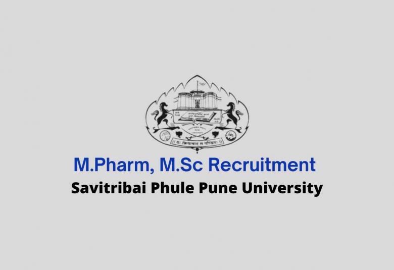 Vacancy for Research Assistant at Savitribai Phule Pune University | M.Pharm, M.Sc apply