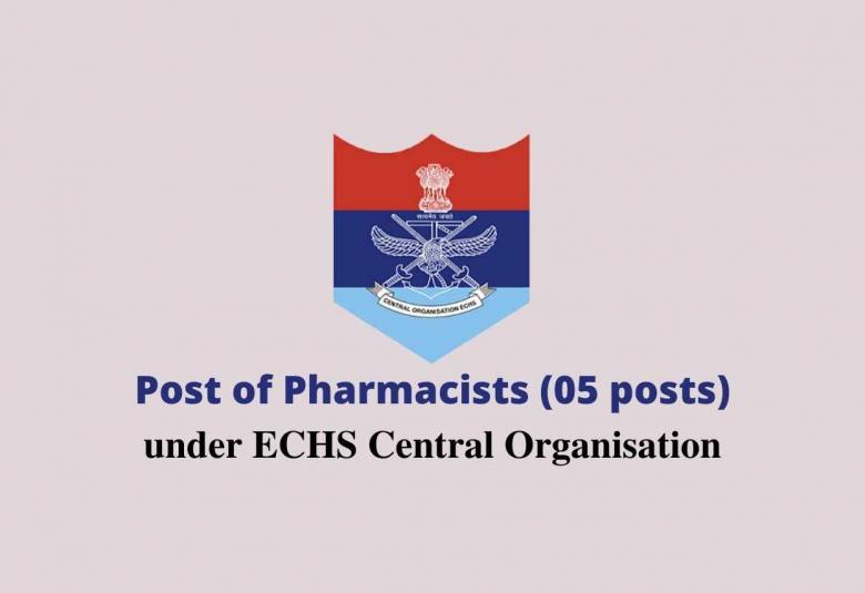ECHS invites applications for Post of Pharmacist