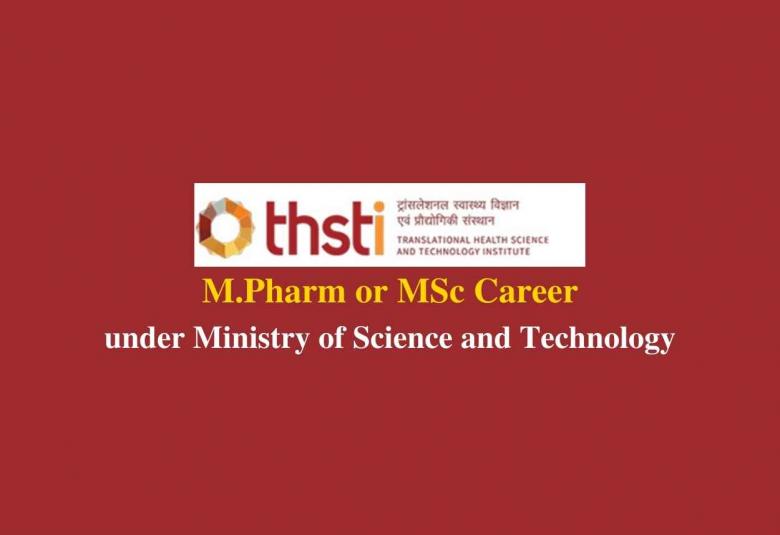 Job for M.Pharm or MSc to work in Ministry of Science and Technology