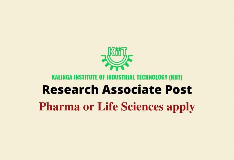 Job for Research Associate at Kalinga Institute of Industrial Technology