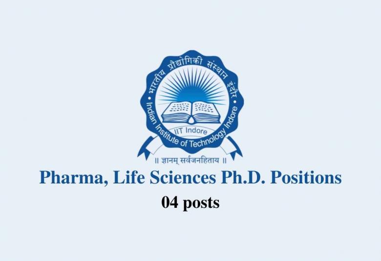 Pharma, Life Sciences Ph.D. Positions at Indian Institute of Technology