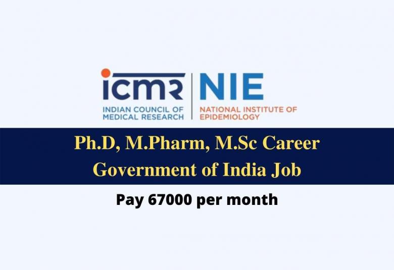 Join in M.Pharm, MSc in NIE, Govt of India