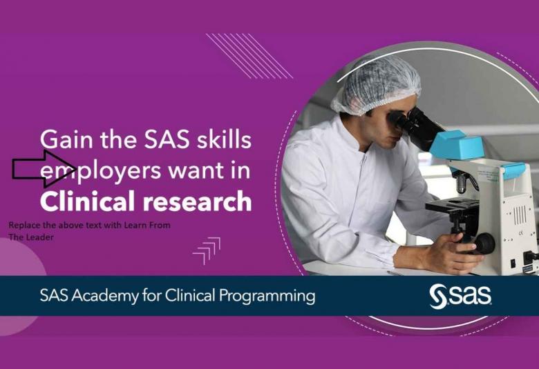 Join Courses from SAS Academy for Clinical Programming