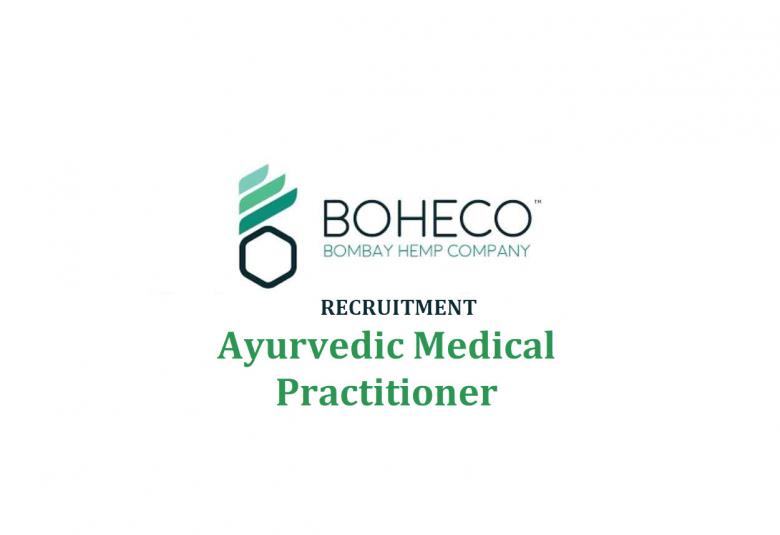 Work as Ayurvedic Medical Practitioner at BOHECO