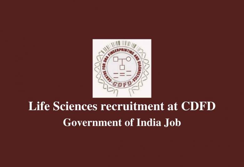 Life Sciences recruitment at CDFD