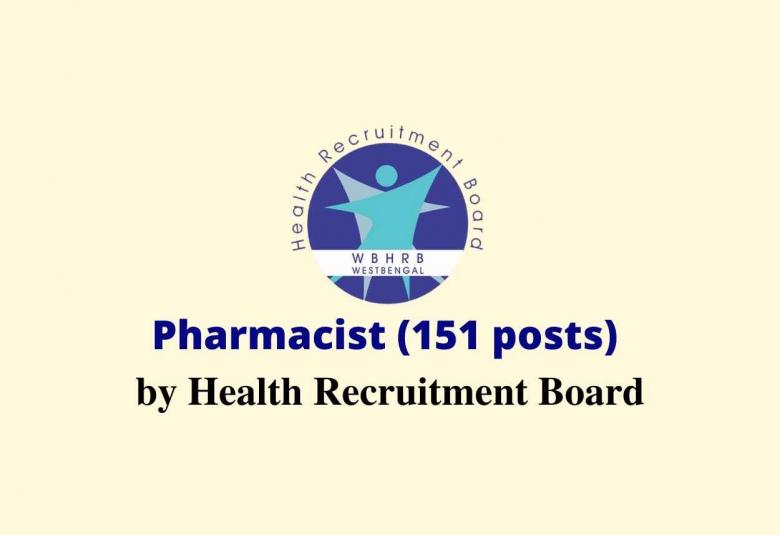 pharmacist job by health recruitment board