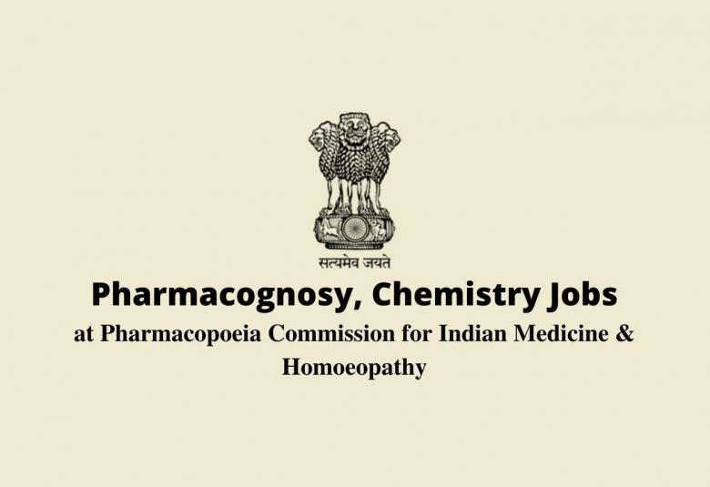 Vacancy for Pharmacognosy, Chemistry in NMPB sponsored projects at PCIM&H