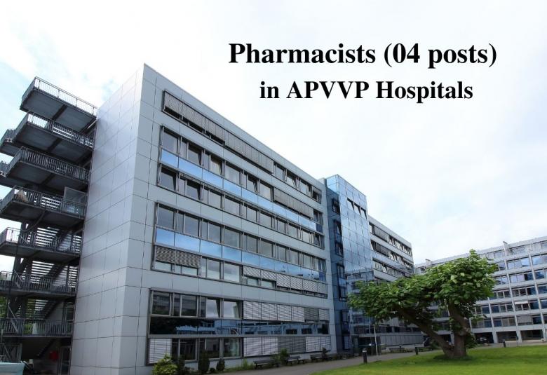 Job for Pharmacist in APVVP Hospitals