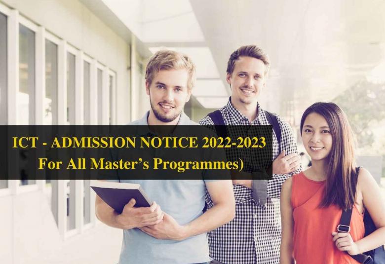 Online applications are invited for M.Pharm, M.Tech, M.E, M.Sc Programmes of ICT