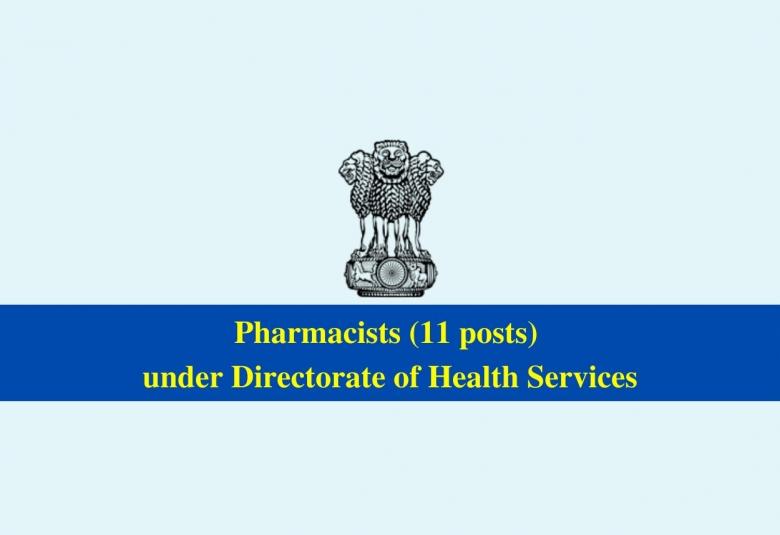 Openings for Pharmacists under Directorate of Health Services