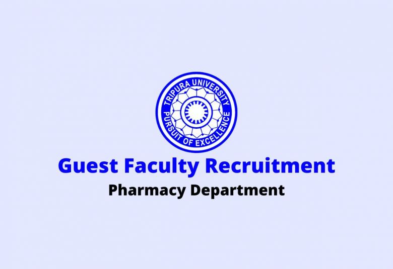 Recruitment for Guest Faculty at Tripura University