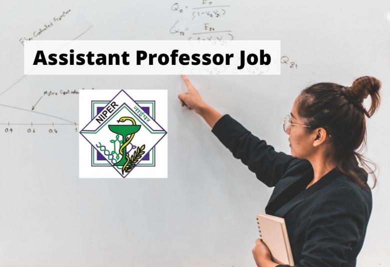 Vacancy for Assistant Professor at NIPER