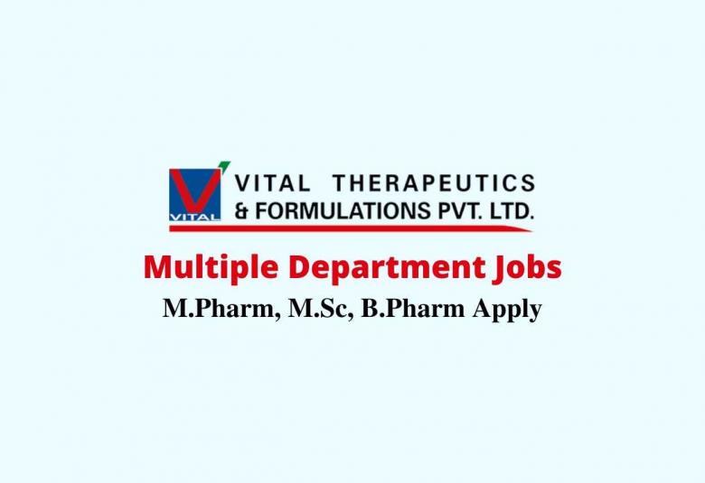 Vital Pharma Jobs
