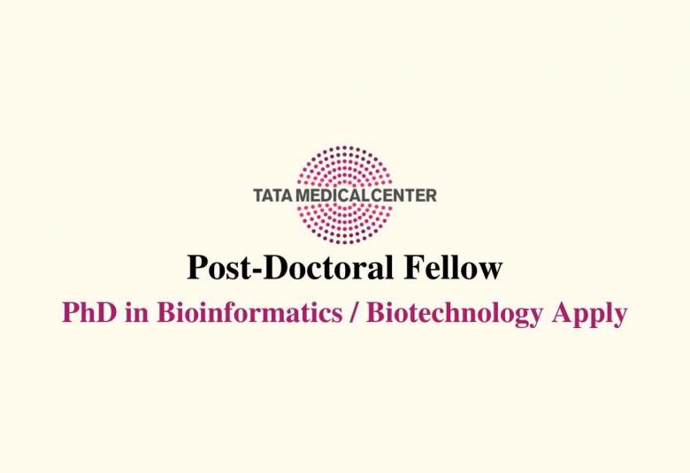 Applications are invited for a post of Post-Doctoral Fellow at Tata Medical Center