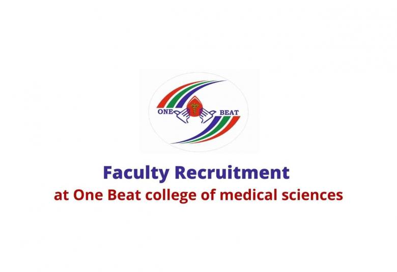 Faculty Recruitment at One Beat college of medical sciences