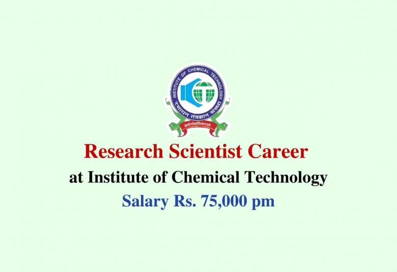 Institute of Chemical Technology invites applications for Research Scientist
