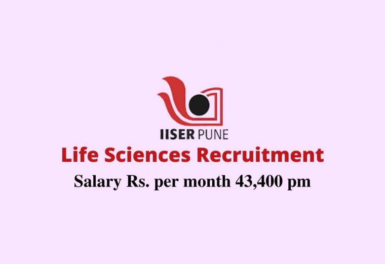 Life Sciences recruitment at IISER