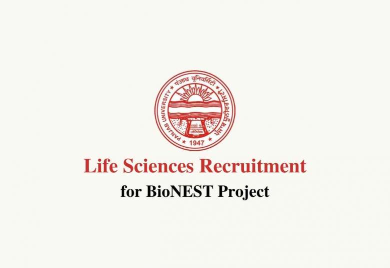 Life Sciences recruitment for BioNEST Project at Punjab University