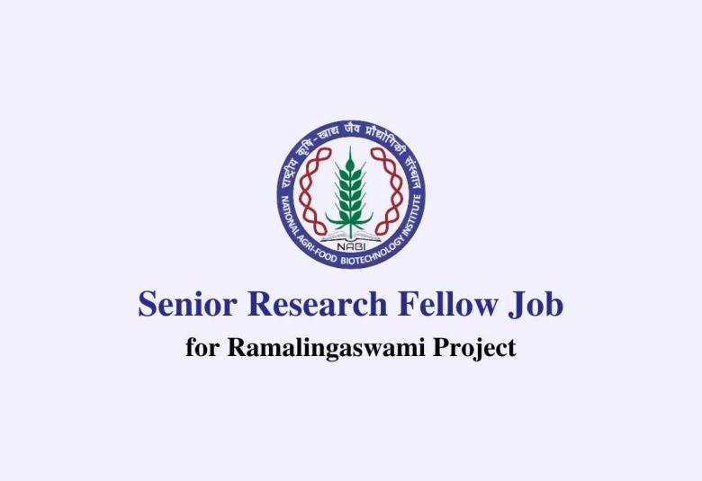 NABI require Senior Research Fellow for Ramalingaswami Project