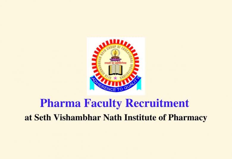 Seth Vishambhar Nath Institute of Pharmacy Jobs