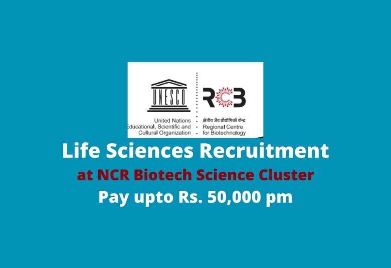 Regional Centre for Biotechnology invites online applications for Technical Assistant