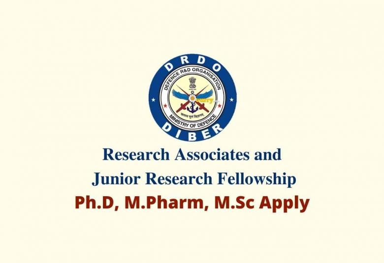 Research Associates and Junior Research Fellowship at DIBER