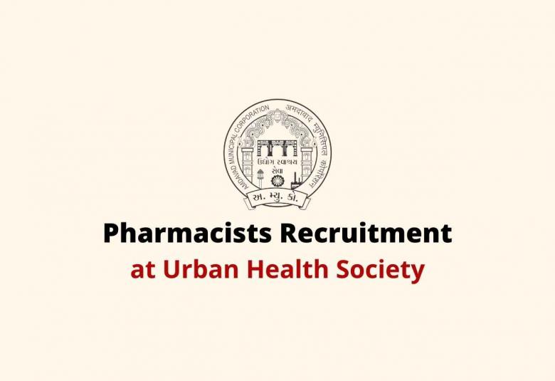 Vacancy for Pharmacists at Urban Health Society
