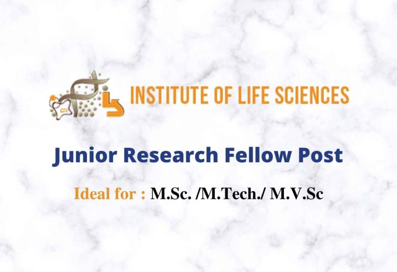 Apply Online for Junior Research Fellow at Institute of Life Sciences