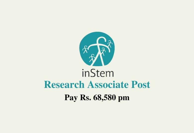inStem invites applications for Research Associate
