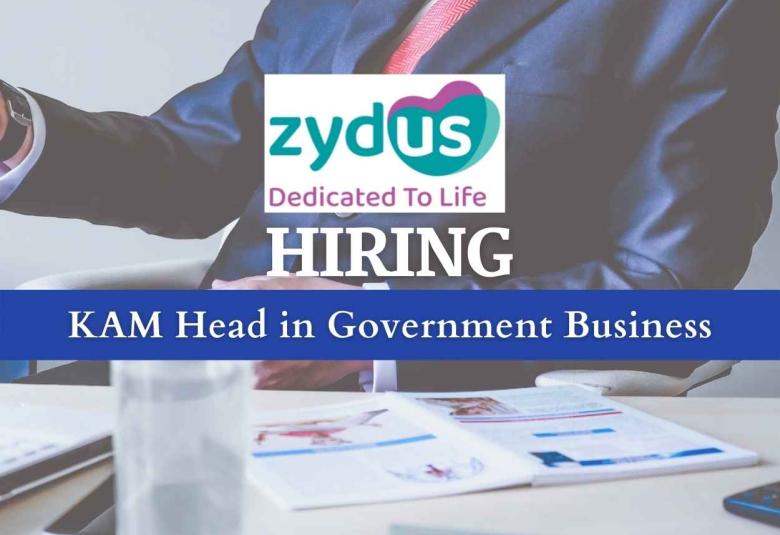 Job for KAM Head in Government Business at Zydus Lifesciences Ltd