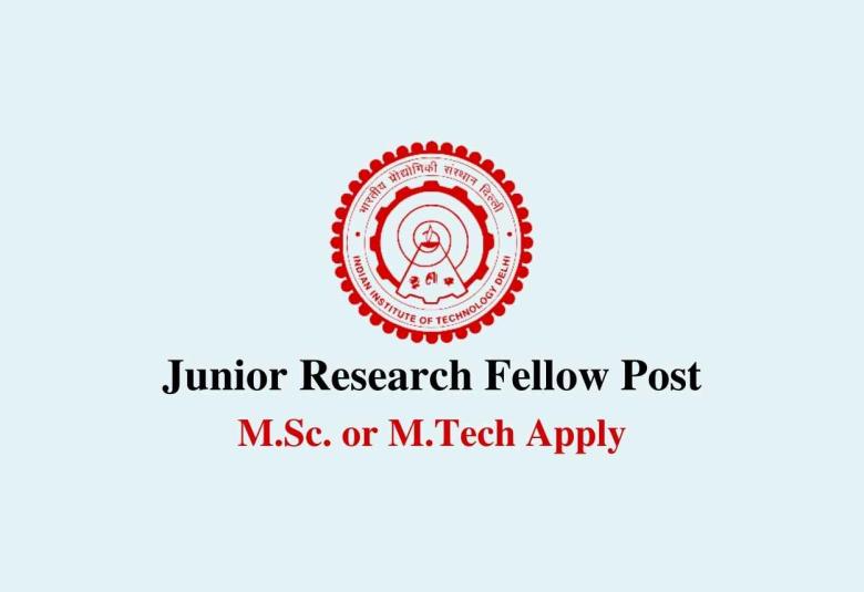 Vacancy for Jr Research Fellow at IIT Delhi