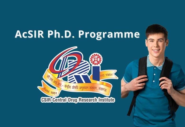 Admission in CSIR-CDRI-AcSIR Ph.D. Program