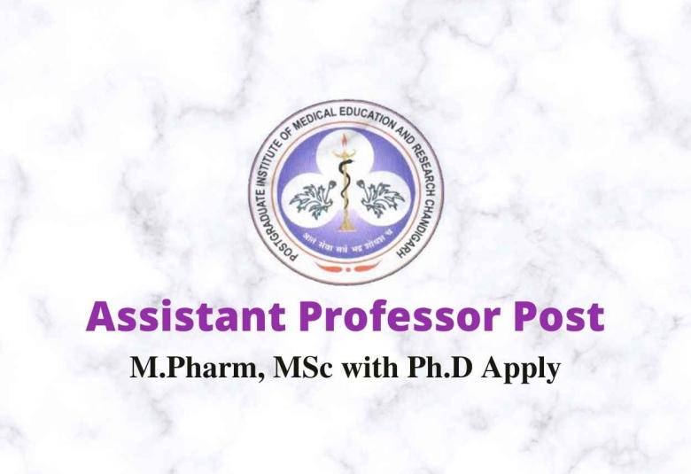 Applications are invited for the post of Assistant Professor at PGIMER