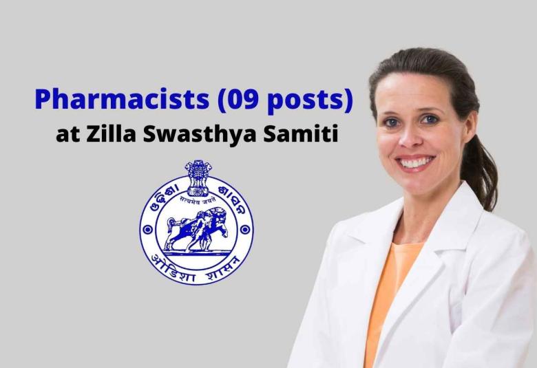 Job for Pharmacists at Zilla Swasthya Samiti