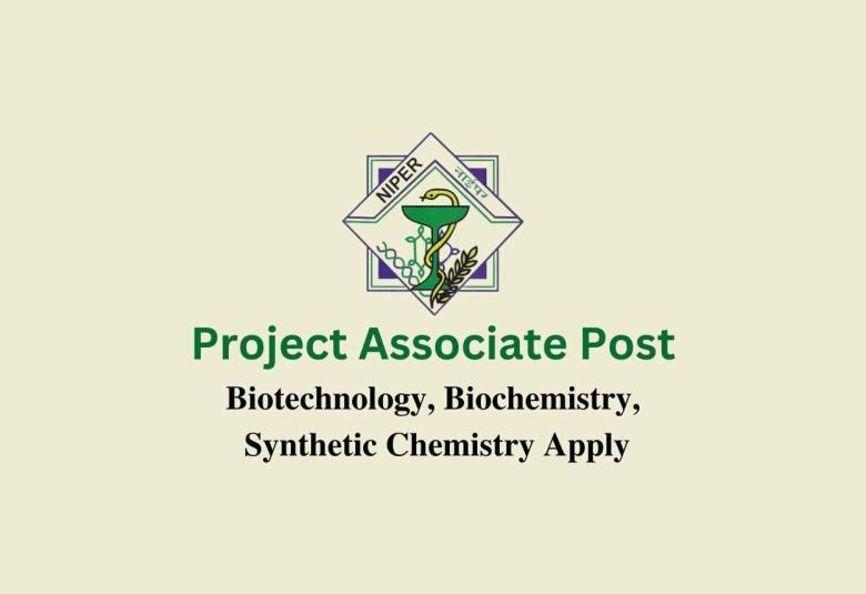 Job for Project Associate at NIPER