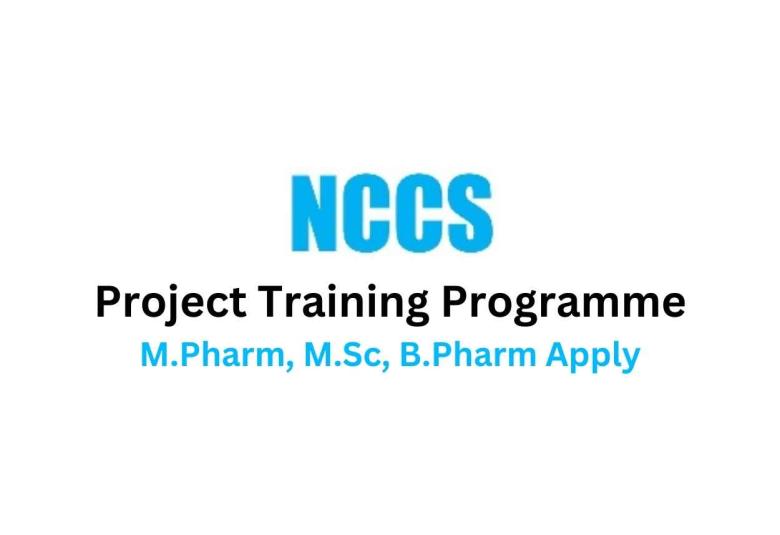 NCCS invites application for Project Training Programme