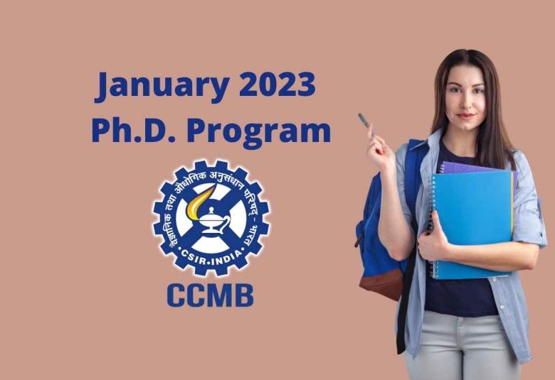 Online applications are invited for the Ph.D. Program at CCMB