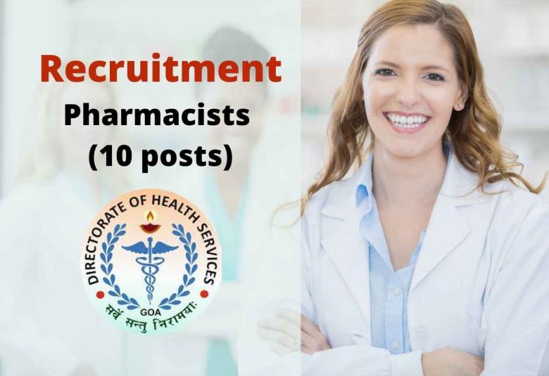 Opportunity for Pharmacists to work under Directorate of Health Services