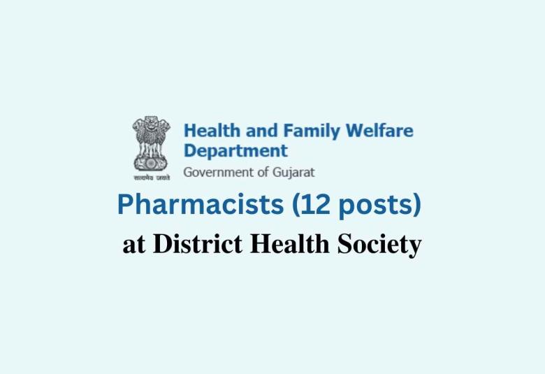 Job for Pharmacists at District Health Society