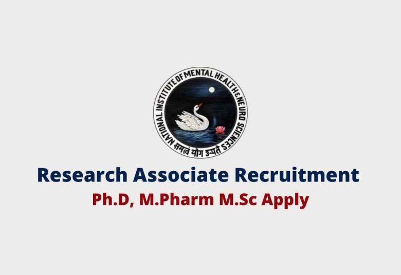 NIMHANS Recruitment 2023 - Project Associate – II Vacancy, Job Opening
