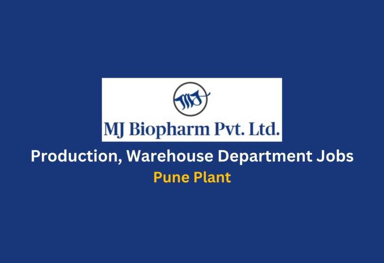 Production, Warehouse Department Jobs at M.J. Biopharm