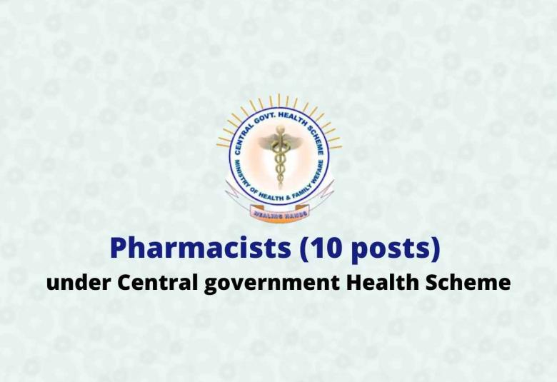 CGHS Pharmacist Jobs