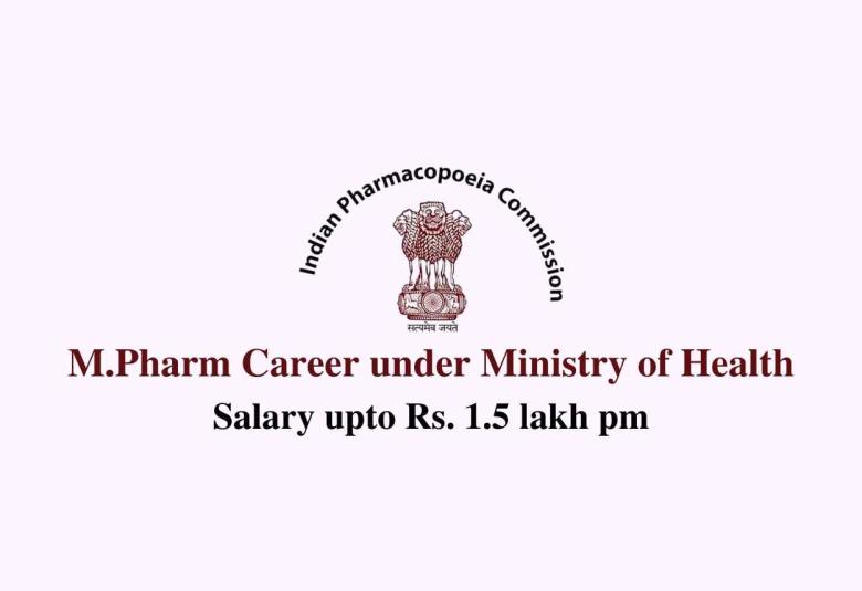 Job for M.Pharm under Ministry of Health