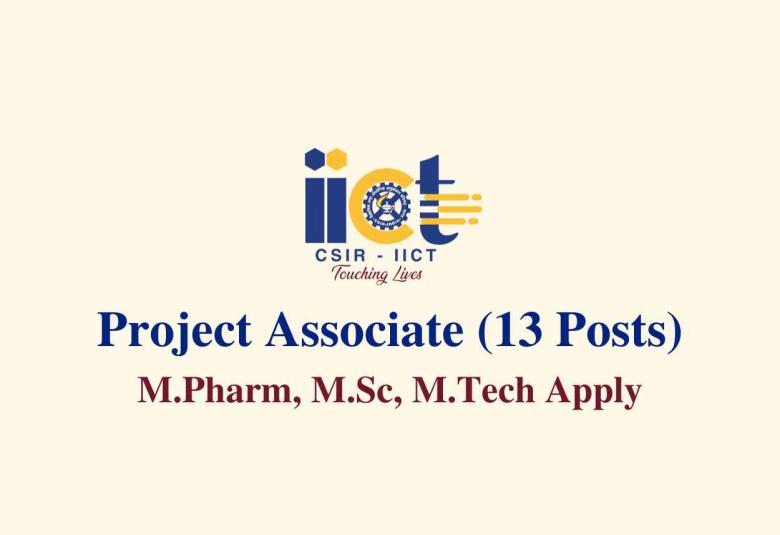 Job for Project Associate at IICT