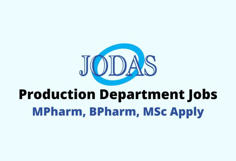 Production Department Jobs at Jodas Expoim