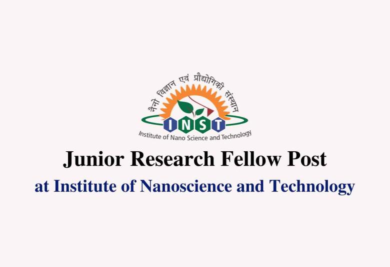 Vacancy for Junior Research Fellow at INST