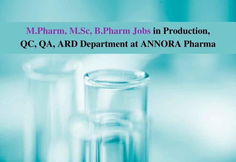 ANNORA Pharma Jobs